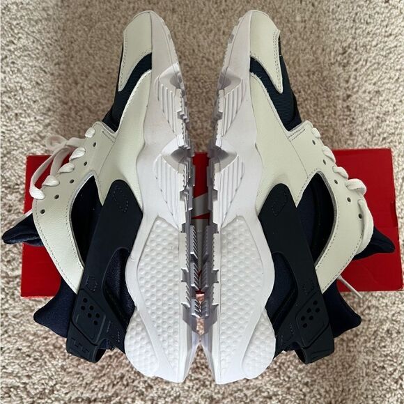 Nike By You Air Huarache Navy White - Picture 7 of 9